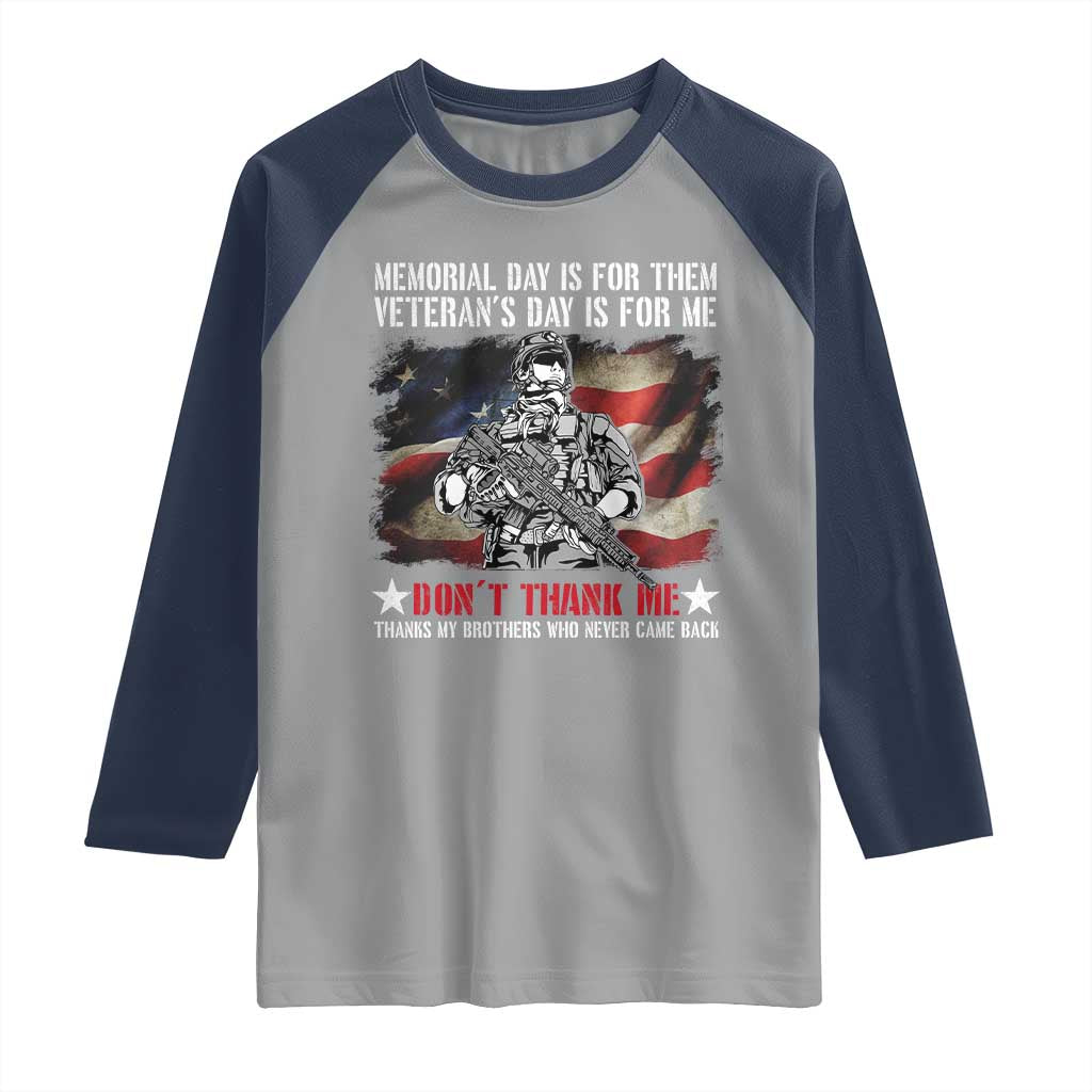 Patriotic Memorial Day Raglan Shirt Remember Our Heroes Veterans Brothers American Flag TS02 Sport Gray Navy Print Your Wear