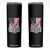Patriotic Memorial Day Skinny Tumbler Honor The Fallen Thank The Living Memorial Day Veterans Day TS02 Black Print Your Wear