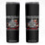 Patriotic Memorial Day Skinny Tumbler Remember Our Heroes Veterans Brothers American Flag TS02 Black Print Your Wear