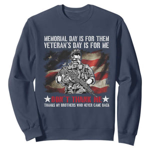 Patriotic Memorial Day Sweatshirt Remember Our Heroes Veterans Brothers American Flag TS02 Navy Print Your Wear