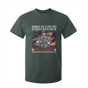 Patriotic Memorial Day T Shirt For Kid Remember Our Heroes Veterans Brothers American Flag TS02 Dark Forest Green Print Your Wear