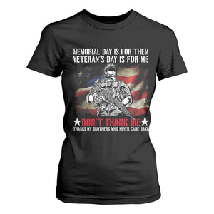 Patriotic Memorial Day T Shirt For Women Remember Our Heroes Veterans Brothers American Flag TS02 Black Print Your Wear