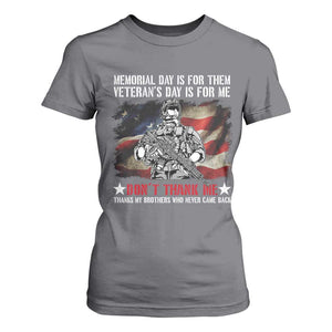 Patriotic Memorial Day T Shirt For Women Remember Our Heroes Veterans Brothers American Flag TS02 Charcoal Print Your Wear