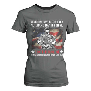 Patriotic Memorial Day T Shirt For Women Remember Our Heroes Veterans Brothers American Flag TS02 Dark Heather Print Your Wear