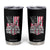 Patriotic Memorial Day Tumbler Cup Honor The Fallen Thank The Living Memorial Day Veterans Day TS02 Black Print Your Wear