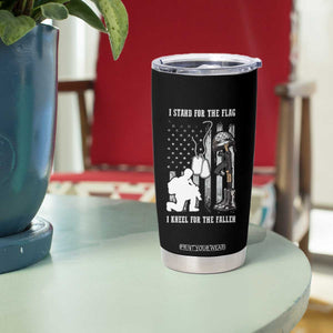 Patriotic Memorial Day Tumbler Cup We Stand For the Flag We Kneel For The Fallen US Patriots TS02 Print Your Wear