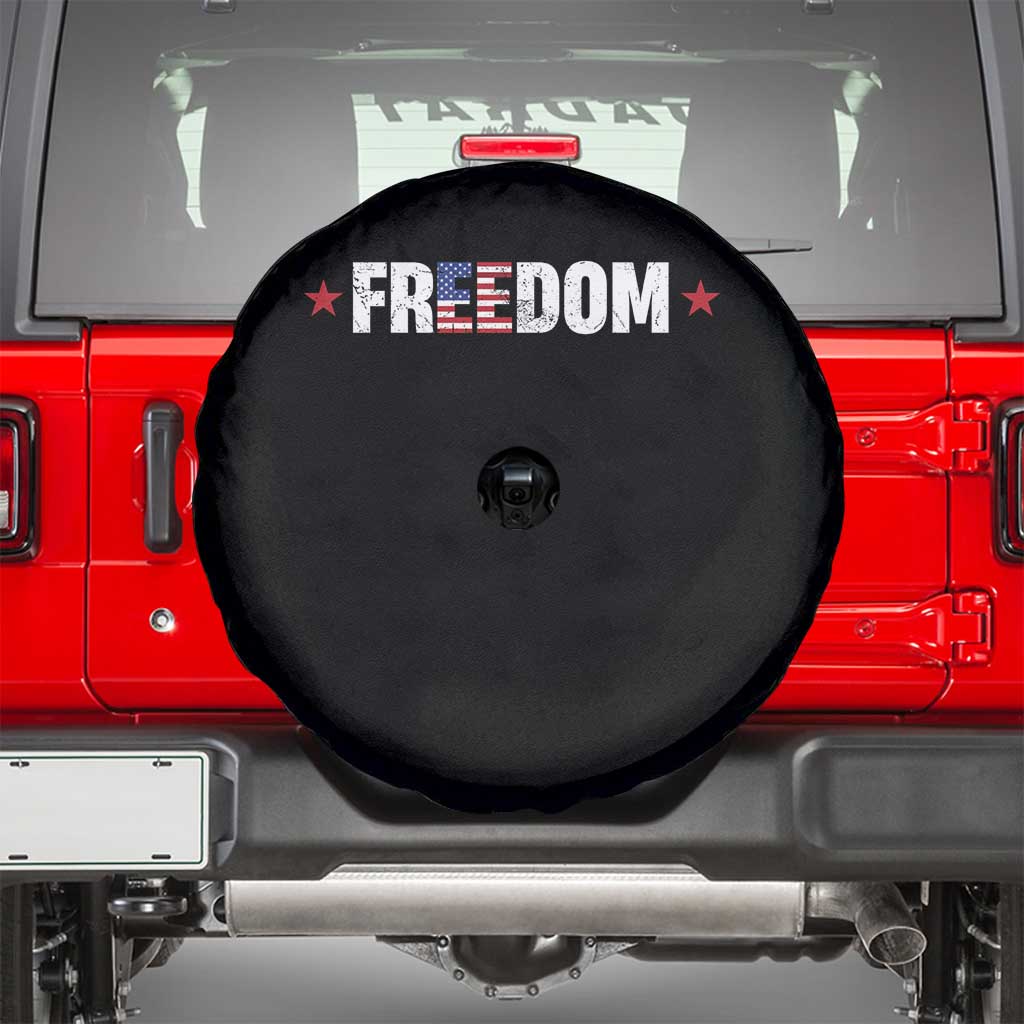 Patriotic Spare Tire Cover Freedom American Flag 4th of July TS10 Black Print Your Wear