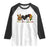Peace Love Juneteenth Raglan Shirt 1865 Heart Kente Peace Sign Africa Fist TS02 White Black Print Your Wear