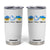 Peace Love Ukraine Sunflower Flag Tumbler Cup TS10 White Print Your Wear