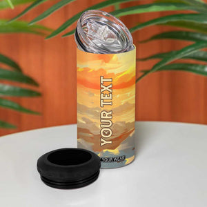 Personalized Antique Penguins 4 in 1 Can Cooler Tumbler with Vintage Style Illustration TS04 Print Your Wear