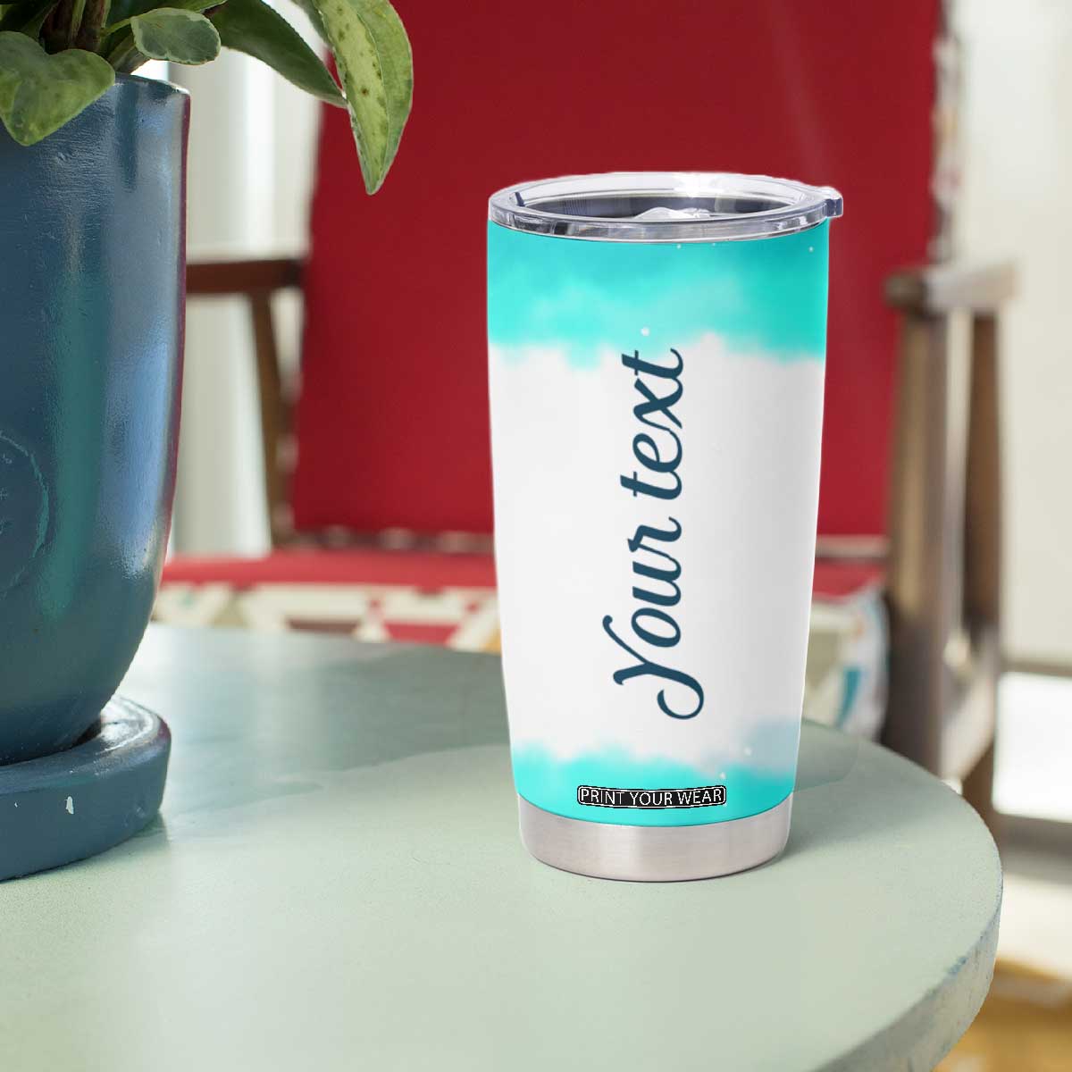 Personalized Beautiful Mermaid Tumbler Cup with Elegant Underwater Theme TS04 Print Your Wear