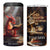 Personalized Book 4 in 1 Can Cooler Tumbler Quote In A World Of Bookworms Be A Book Dragon TS04 One Size: 16 oz Multicolor Print Your Wear