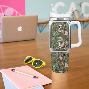 Personalized Camouflage Deer Skull Tumbler With Handle with Hunting Style Design TS04 Print Your Wear