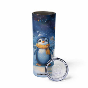 Personalized Cold Penguin Skinny Tumbler with Winter Expression Design TS04 Print Your Wear