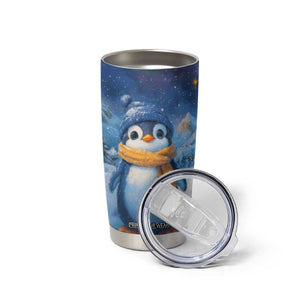 Personalized Cold Penguin Tumbler Cup with Winter Expression Design TS04 Print Your Wear