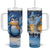 Personalized Cold Penguin Tumbler With Handle with Winter Expression Design TS04 One Size: 40 oz Multicolor Print Your Wear