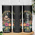 Personalized Colorful Floral Sloth Skinny Tumbler with Artistic Design TS04 Print Your Wear
