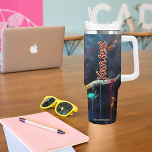 Personalized Colorful Koala Tumbler With Handle with Vibrant Artistic Theme TS04 Print Your Wear