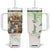 Personalized Cozy Gardening Corner Tumbler With Handle with Plant Theme TS04 One Size: 40 oz Multicolor Print Your Wear