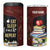 Personalized Eat Sleep Teach 4 in 1 Can Cooler Tumbler Repeat Teacher Quote Design TS04 One Size: 16 oz Multicolor Print Your Wear