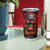 Personalized Fire Skull Tumbler Cup with Be Badass Everyday Quote TS04 Print Your Wear