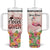 Personalized Flamingo Tumbler With Handle with Zero Flocks Given Bold Theme TS04 One Size: 40 oz Multicolor Print Your Wear