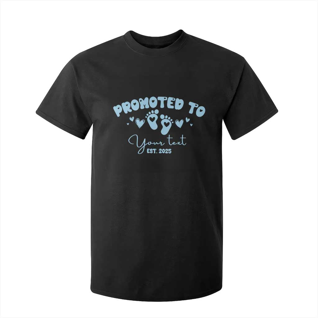 Personalized Gender Reveal T Shirt For Kid Custom Text Baby Boy Reveal Blue Family Matching TS10 Black Print Your Wear