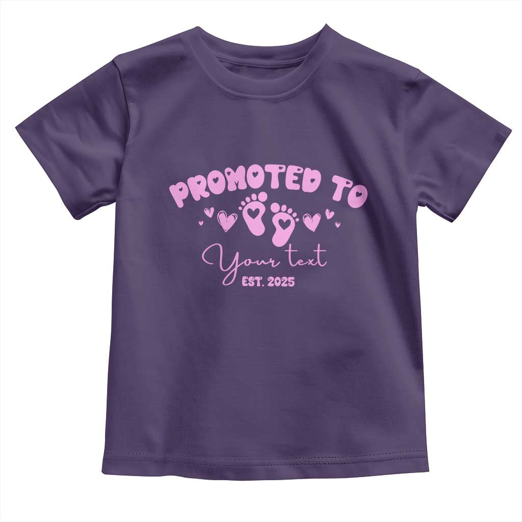 Personalized Gender Reveal Toddler T Shirt Custom Text Baby Girl Reveal Pink Family Matching TS10 Purple Print Your Wear
