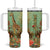 Personalized Giraffe Tumbler With Handle with Retro Style Illustration TS04 One Size: 40 oz Multicolor Print Your Wear