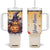 Personalized Halloween Pumpkin Tumbler With Handle with Autumn Harvest Design TS04 One Size: 40 oz Multicolor Print Your Wear