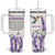 Personalized Hummingbird Tumbler With Handle with Wisdom From A Hummingbird Quote TS04 One Size: 40 oz Multicolor Print Your Wear