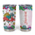 Personalized Knitting Lover Tumbler Cup with Yarn and Needles Illustration TS04 Multicolor Print Your Wear