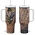 Personalized Koala Sitting in Tree Tumbler With Handle with Nature Scene TS04 One Size: 40 oz Multicolor Print Your Wear