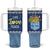 Personalized Live Love Teach Tumbler With Handle Motivational Typography Style TS04 One Size: 40 oz Multicolor Print Your Wear