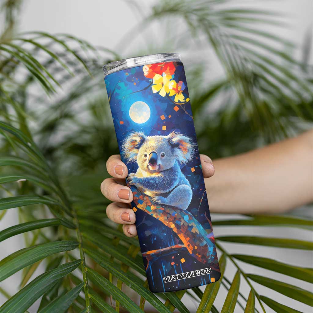 Personalized Lovely Koala Skinny Tumbler with Cute Animal Theme TS04 Print Your Wear