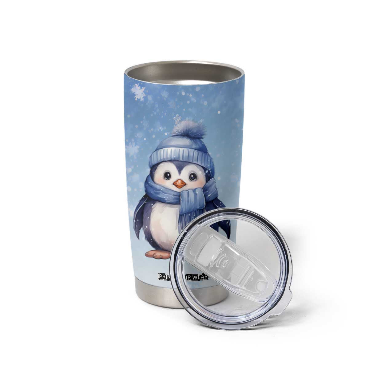 Personalized Lovely Penguin Tumbler Cup with Adorable Design TS04 Print Your Wear