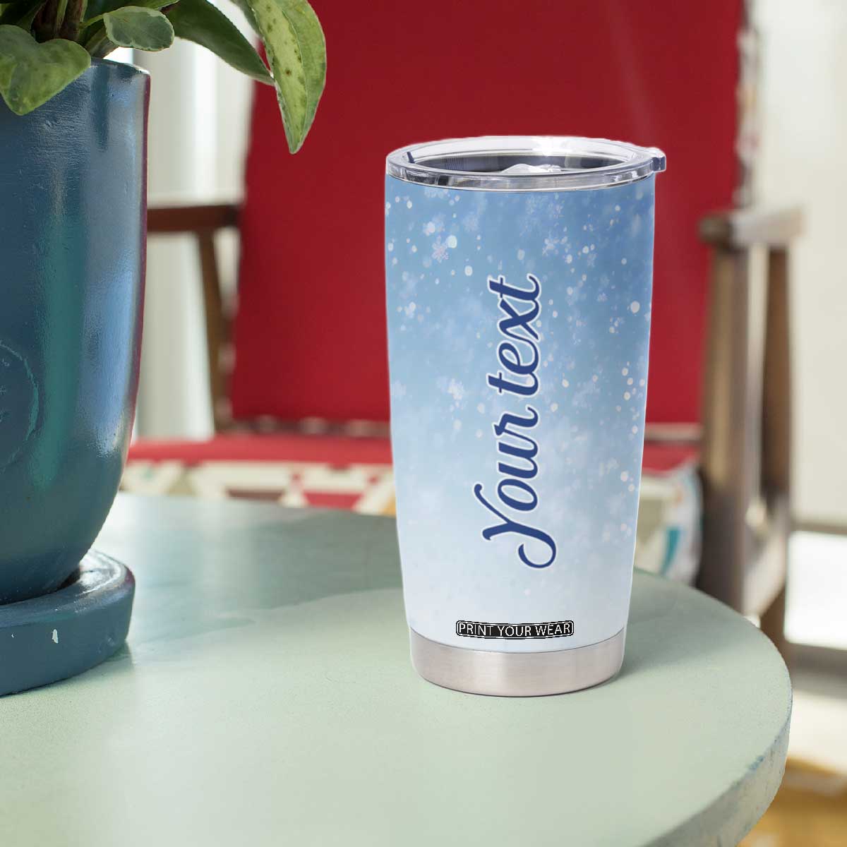 Personalized Lovely Penguin Tumbler Cup with Adorable Design TS04 Print Your Wear