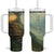 Personalized Magical Tree Tumbler With Handle with Book Staircase and Lantern Fantasy Art TS04 One Size: 40 oz Multicolor Print Your Wear