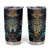 Personalized Mandala Wolf Tumbler Cup with Intricate Pattern Illustration TS04 Multicolor Print Your Wear