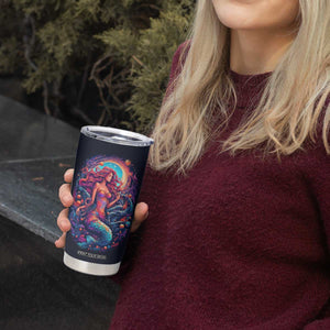 Personalized Mermaid Lover Tumbler Cup with Underwater Theme Illustration TS04 Print Your Wear