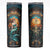Personalized Mermaid Skinny Tumbler with Stained Glass Style Illustration TS04 Multicolor Print Your Wear