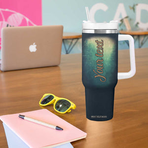 Personalized Mermaid Tumbler With Handle with Vintage Artistic Theme TS04 Print Your Wear
