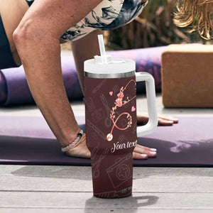 Personalized Nurse Tumbler With Handle Saying We Cant Fix Stupid But We Can Sedate It Design TS04 Print Your Wear