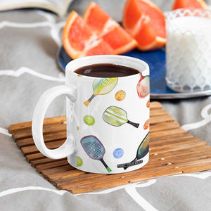Personalized Pickleball Player Coffee Mug Custom Name Pickle Ball Lover TB09 Print Your Wear