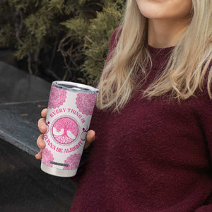 Personalized Pink Gnome Tumbler Cup with Whimsical Art Style TS04 Print Your Wear