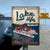 Personalized Metal Sign Pontoon Lake Life Party CTM One Size 24x18 inch (60.96x45.72 cm) Custom - Printyourwear