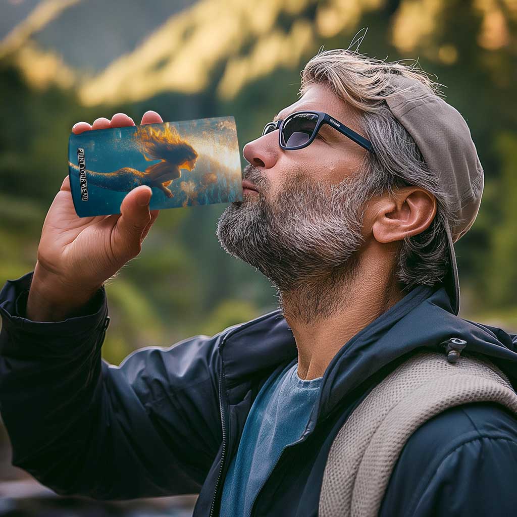 Personalized Retro Mermaid 4 in 1 Can Cooler Tumbler with Vintage Design Elements TS04 Print Your Wear