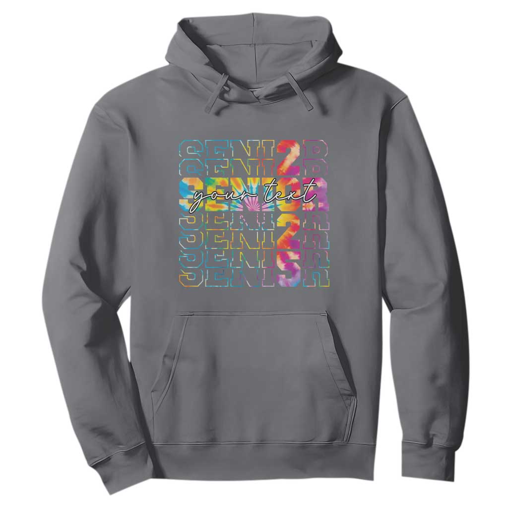 Personalized Senior 2025 Hoodie Custom Text Class Of 2025 Graduation TS11 Charcoal Print Your Wear
