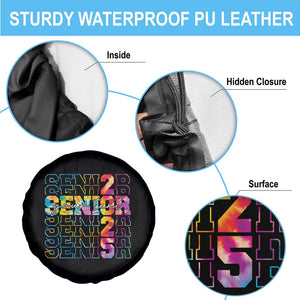 Personalized Senior 2025 Spare Tire Cover Custom Text Class Of 2025 Graduation TS11 Print Your Wear