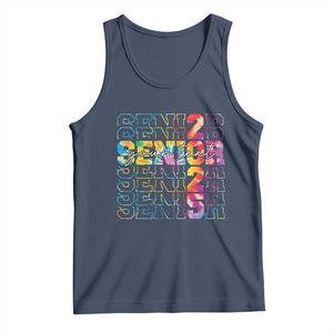 Personalized Senior 2025 Tank Top Custom Text Class Of 2025 Graduation TS11 Navy Print Your Wear